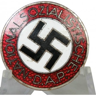 Märke för medlem av Nationalsocialistiska arbetarepartiet, M1/153 - Friedrich Orth, Wien. Espenlaub militaria